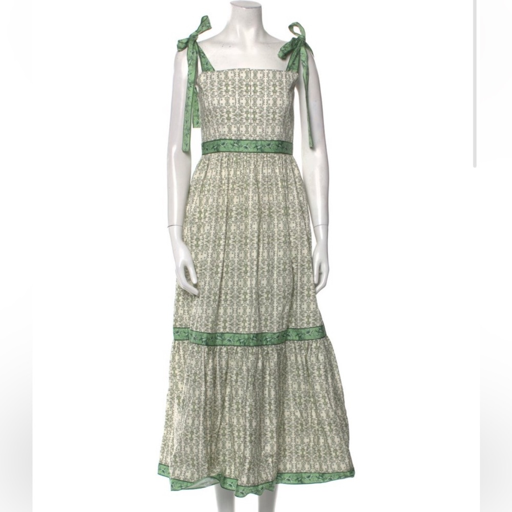Alice + Olivia Breslin Corset Midi Dress